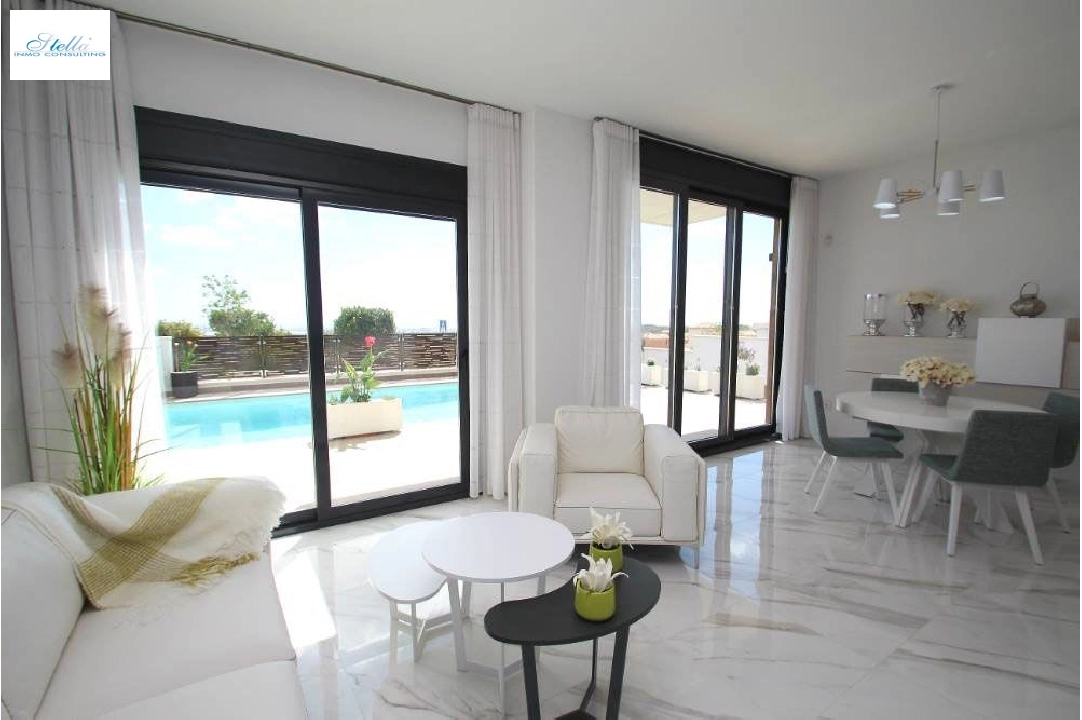 Villa in Los Belones(Murcia) zu verkaufen, Wohnfläche 168 m², Zustand Erstbezug, Klimaanlage, Grundstück 430 m², 3 Schlafzimmer, 2 Badezimmer, Pool, ref.: HA-LBN-110-E01-4