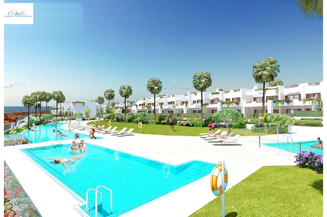 Erdgeschoss Apartment in San Juan de los Terreros zu verkaufen, Wohnfläche 122 m², Zustand Erstbezug, Klimaanlage, 3 Schlafzimmer, 2 Badezimmer, Pool, ref.: HA-STN-135-A03-7