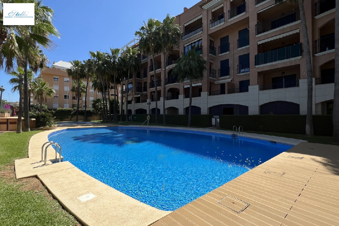 Apartment in Denia(Centro) zur Ferienvermietung, Wohnfläche 84 m², Zustand gepflegt, + KLIMA, Klimaanlage, 1 Schlafzimmer, 2 Badezimmer, Pool, ref.: T-1318-29