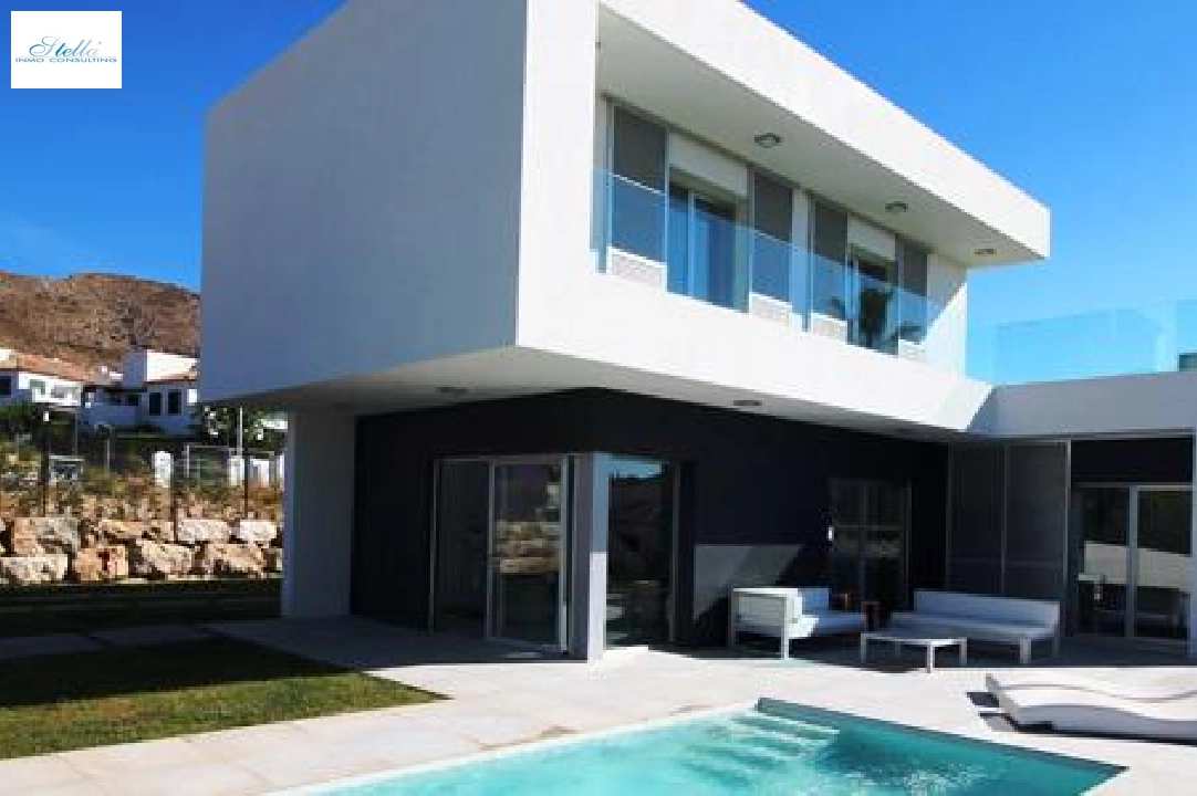 Villa in Finestrat zu verkaufen, Wohnfläche 199 m², Grundstück 590 m², 3 Schlafzimmer, 3 Badezimmer, Pool, ref.: COB-2599-1