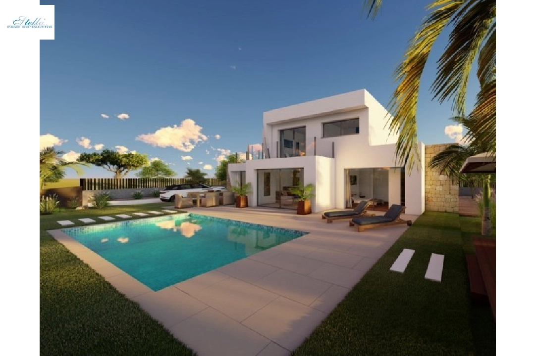 Villa in Calpe(Buenavista) zu verkaufen, Wohnfläche 220 m², Baujahr 2019, Klimaanlage, Grundstück 850 m², 4 Schlafzimmer, 3 Badezimmer, Pool, ref.: BI-CA.H-413-14