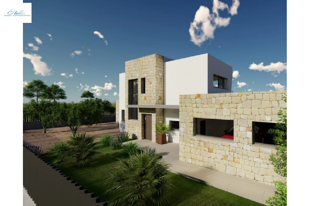 Villa in Calpe(Buenavista) zu verkaufen, Wohnfläche 220 m², Baujahr 2019, Klimaanlage, Grundstück 850 m², 4 Schlafzimmer, 3 Badezimmer, Pool, ref.: BI-CA.H-413-2