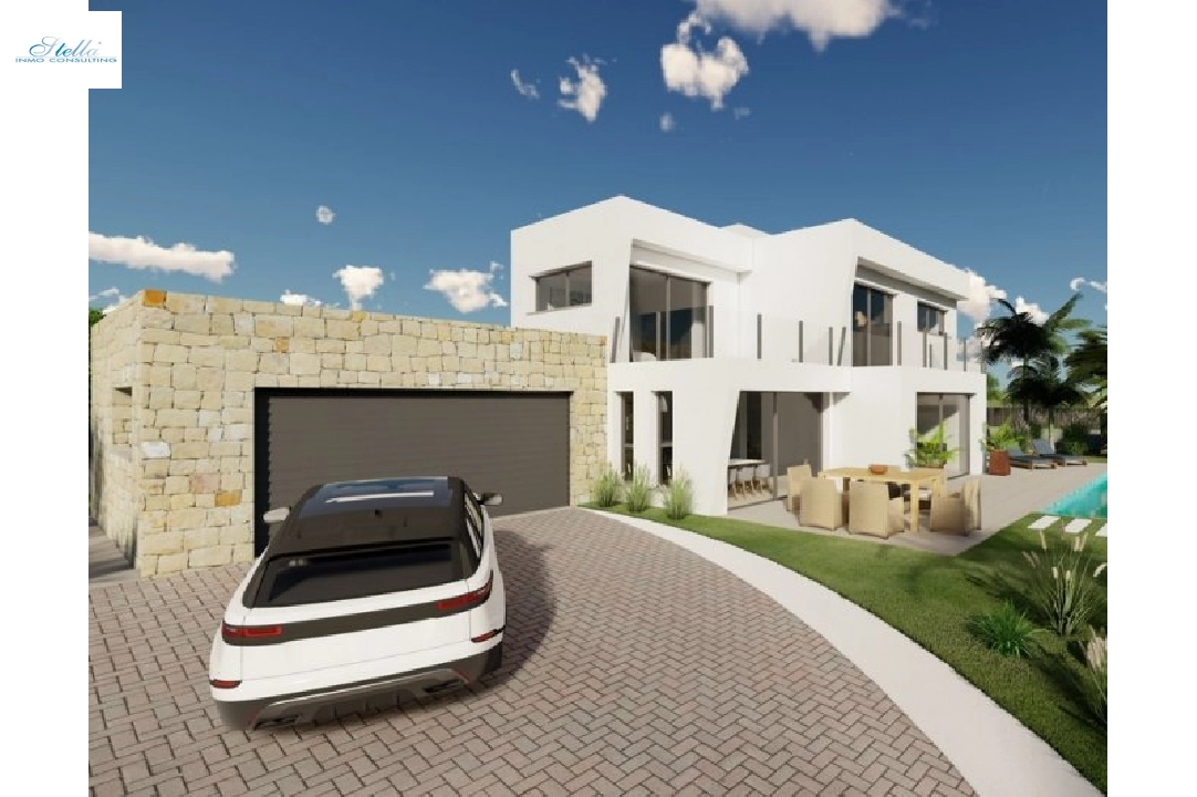 Villa in Calpe(Buenavista) zu verkaufen, Wohnfläche 220 m², Baujahr 2019, Klimaanlage, Grundstück 850 m², 4 Schlafzimmer, 3 Badezimmer, Pool, ref.: BI-CA.H-413-22