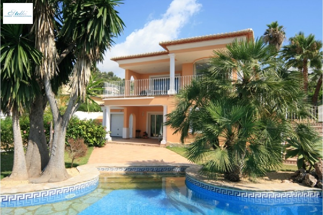 Villa in Moraira zu verkaufen, Wohnfläche 300 m², Klimaanlage, Grundstück 800 m², 4 Schlafzimmer, 3 Badezimmer, Pool, ref.: CA-H-1299-AMB-3