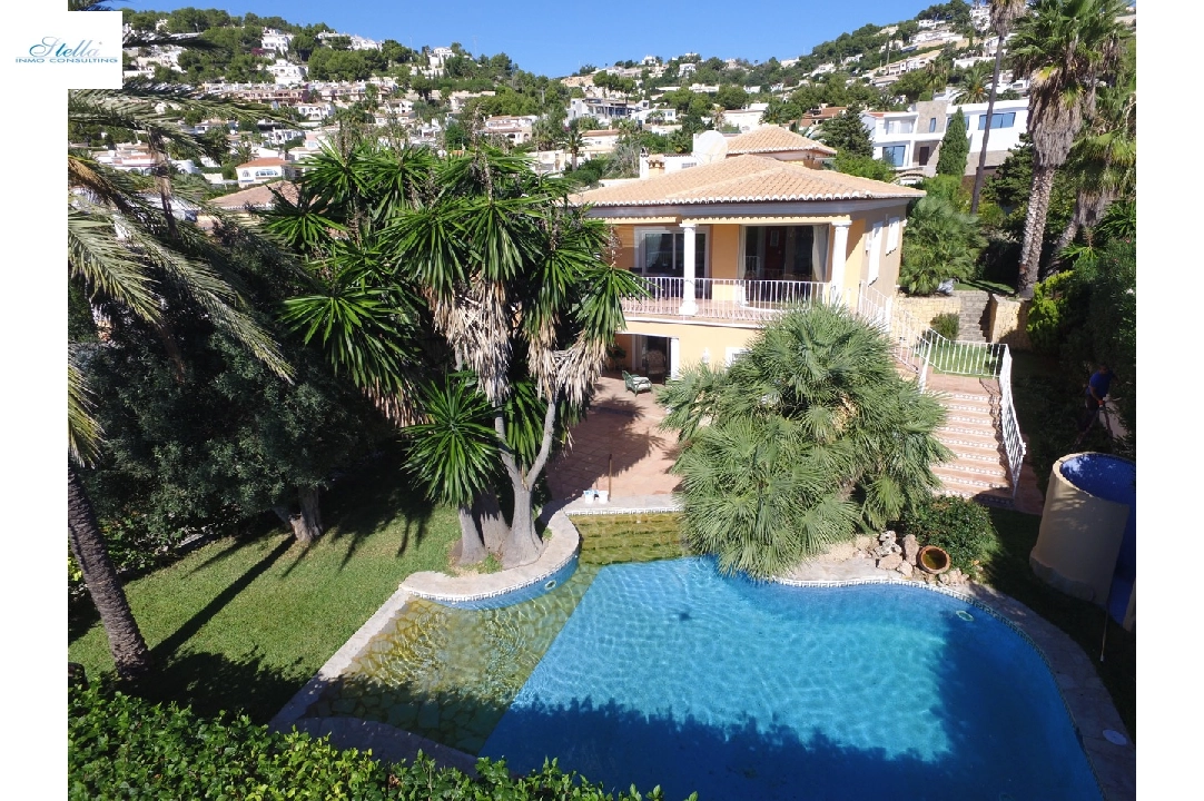 Villa in Moraira zu verkaufen, Wohnfläche 300 m², Klimaanlage, Grundstück 800 m², 4 Schlafzimmer, 3 Badezimmer, Pool, ref.: CA-H-1299-AMB-4