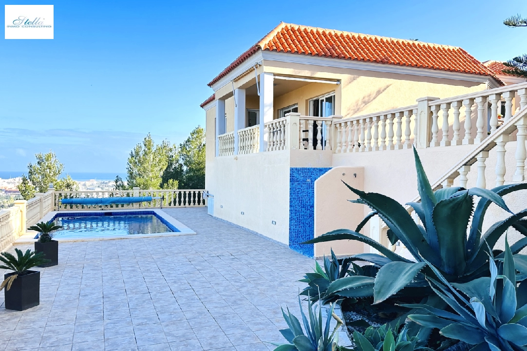 Villa in Denia(Marquesa) zu verkaufen, Wohnfläche 168 m², Baujahr 2011, Zustand gepflegt, + Fussbodenheizung, Klimaanlage, Grundstück 908 m², 3 Schlafzimmer, 2 Badezimmer, Pool, ref.: AS-0225-1