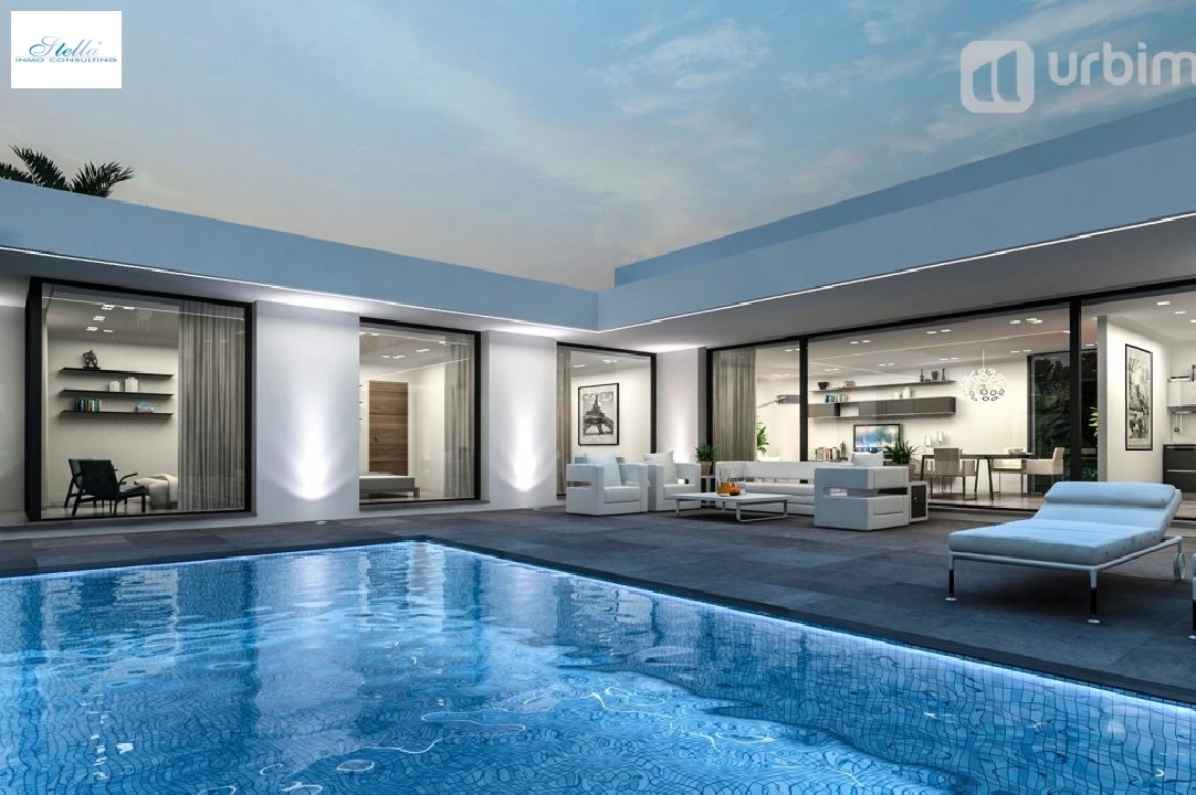 Villa in Denia zu verkaufen, Wohnfläche 213 m², Klimaanlage, Grundstück 804 m², 3 Schlafzimmer, 2 Badezimmer, Pool, ref.: UM-UV-HERMES-1
