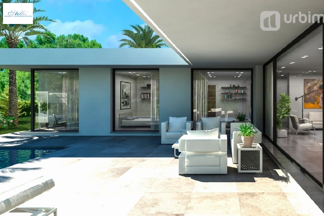 Villa in Denia zu verkaufen, Wohnfläche 213 m², Klimaanlage, Grundstück 804 m², 3 Schlafzimmer, 2 Badezimmer, Pool, ref.: UM-UV-HERMES-5