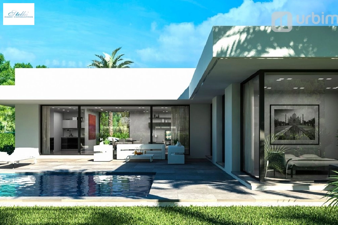 Villa in Denia zu verkaufen, Wohnfläche 213 m², Klimaanlage, Grundstück 804 m², 3 Schlafzimmer, 2 Badezimmer, Pool, ref.: UM-UV-HERMES-7