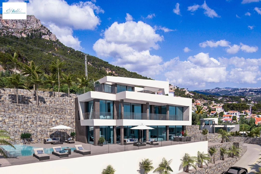 Villa in Calpe zu verkaufen, Wohnfläche 410 m², Klimaanlage, Grundstück 675 m², 4 Schlafzimmer, 4 Badezimmer, Pool, ref.: CA-H-1371-AMB-2