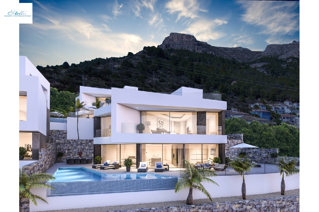 Villa in Calpe zu verkaufen, Wohnfläche 410 m², Klimaanlage, Grundstück 675 m², 4 Schlafzimmer, 4 Badezimmer, Pool, ref.: CA-H-1371-AMB-3