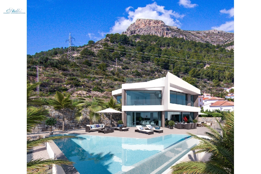 Villa in Calpe zu verkaufen, Wohnfläche 410 m², Klimaanlage, Grundstück 675 m², 4 Schlafzimmer, 4 Badezimmer, Pool, ref.: CA-H-1371-AMB-9