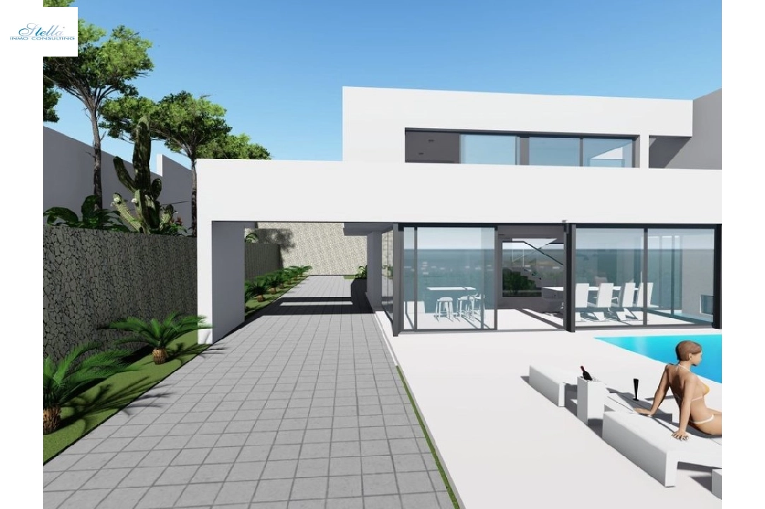 Villa in Calpe(Canuta Baja) zu verkaufen, Wohnfläche 369 m², Klimaanlage, Grundstück 1252 m², 4 Schlafzimmer, 3 Badezimmer, ref.: BP-6029CAL-3