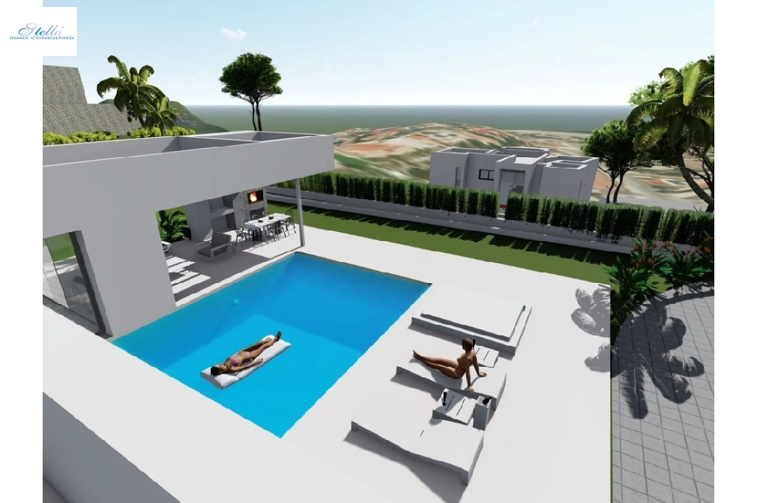 Villa in Calpe(Canuta Baja) zu verkaufen, Wohnfläche 369 m², Klimaanlage, Grundstück 1252 m², 4 Schlafzimmer, 3 Badezimmer, ref.: BP-6029CAL-7