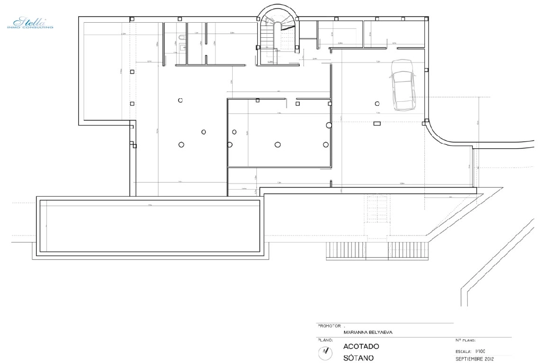 Villa in Calpe(Ragol de Galeno) zu verkaufen, Wohnfläche 670 m², Klimaanlage, Grundstück 1850 m², 5 Schlafzimmer, 5 Badezimmer, ref.: BP-6135CAL-30