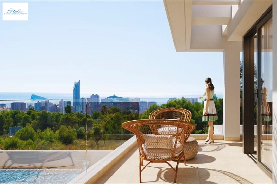 Villa in Finestrat zu verkaufen, Wohnfläche 134 m², Grundstück 385 m², 3 Schlafzimmer, 3 Badezimmer, Pool, ref.: COB-3017-3