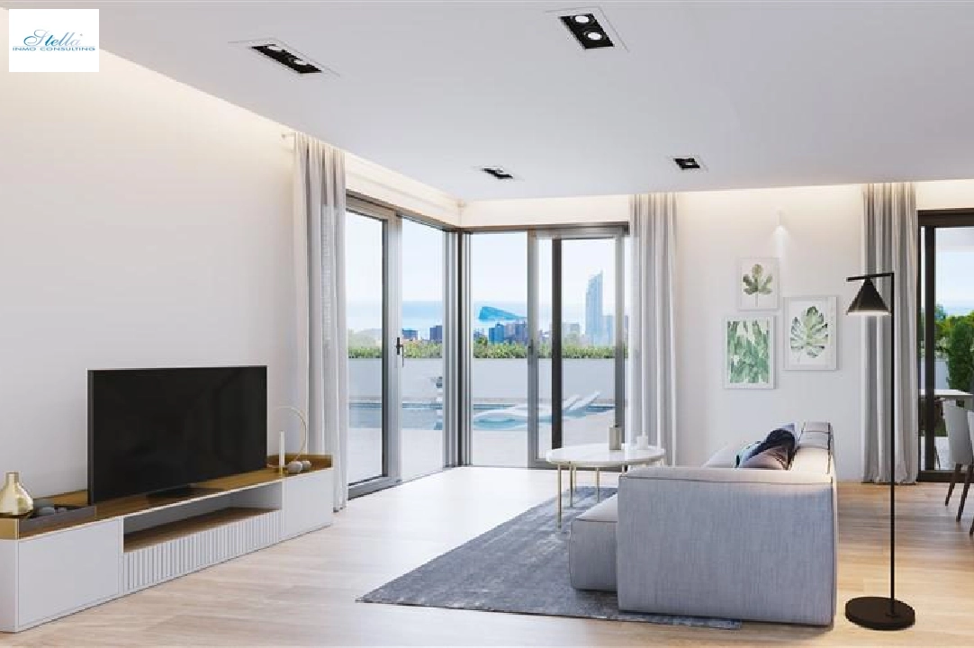 Villa in Finestrat zu verkaufen, Wohnfläche 134 m², Grundstück 385 m², 3 Schlafzimmer, 3 Badezimmer, Pool, ref.: COB-3017-4