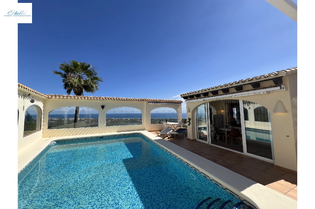 Villa in Denia(Monte Pego) zur Ferienvermietung, Wohnfläche 240 m², Baujahr 1998, Zustand modernisiert, + Fussbodenheizung, Klimaanlage, Grundstück 980 m², 5 Schlafzimmer, 4 Badezimmer, Pool, ref.: T-0121-49