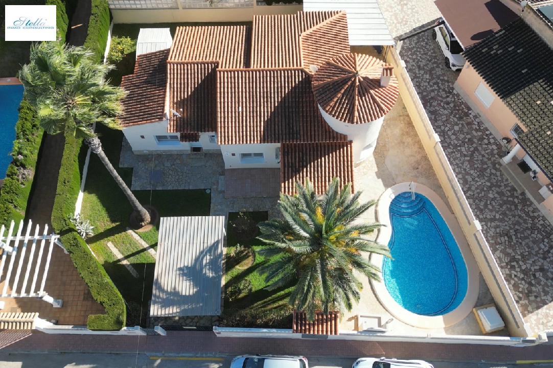 Villa in Els Poblets zu verkaufen, Wohnfläche 130 m², Baujahr 2000, Zustand gepflegt, + Zentralheizung, Klimaanlage, Grundstück 545 m², 4 Schlafzimmer, 2 Badezimmer, Pool, ref.: AS-2721-4