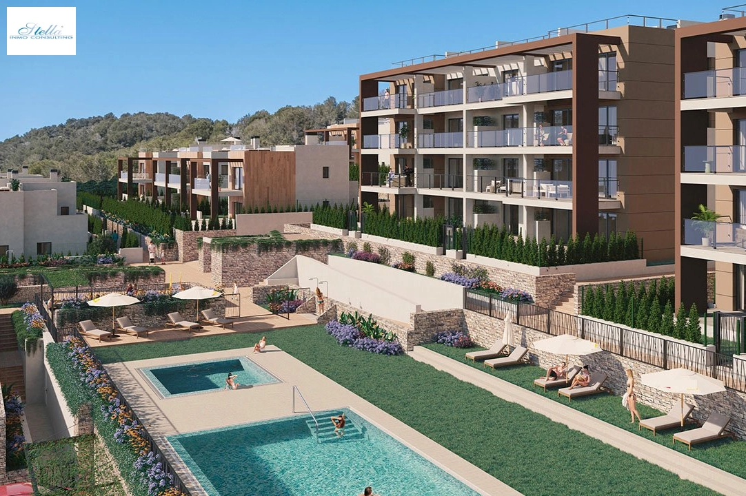 Etagen Apartment in Font de Sa Cala zu verkaufen, Wohnfläche 138 m², Zustand Erstbezug, Klimaanlage, 3 Schlafzimmer, 2 Badezimmer, Pool, ref.: HA-MLN-160-A02-7