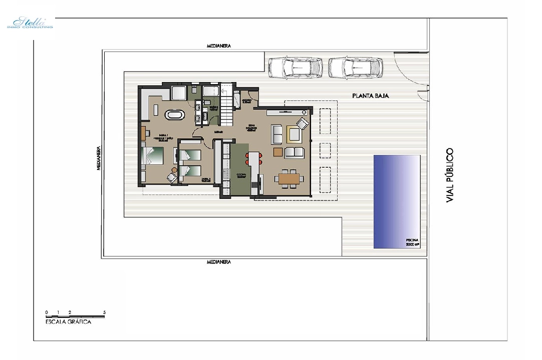 Villa in Dehesa de Campoamor zu verkaufen, Wohnfläche 304 m², Zustand Erstbezug, Grundstück 500 m², 4 Schlafzimmer, 4 Badezimmer, Pool, ref.: HA-DCN-100-E14-28