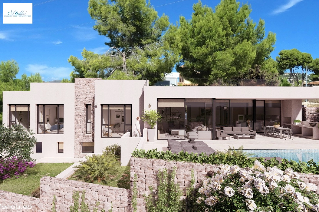 Villa in Calpe zu verkaufen, Wohnfläche 327 m², Klimaanlage, 4 Schlafzimmer, 4 Badezimmer, Pool, ref.: BS-5383105-1