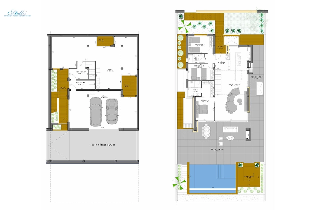 Villa in Algorfa zu verkaufen, Wohnfläche 344 m², Zustand Erstbezug, + fussboden, Klimaanlage, Grundstück 465 m², 3 Schlafzimmer, 2 Badezimmer, Pool, ref.: HA-ARN-111-E01-4