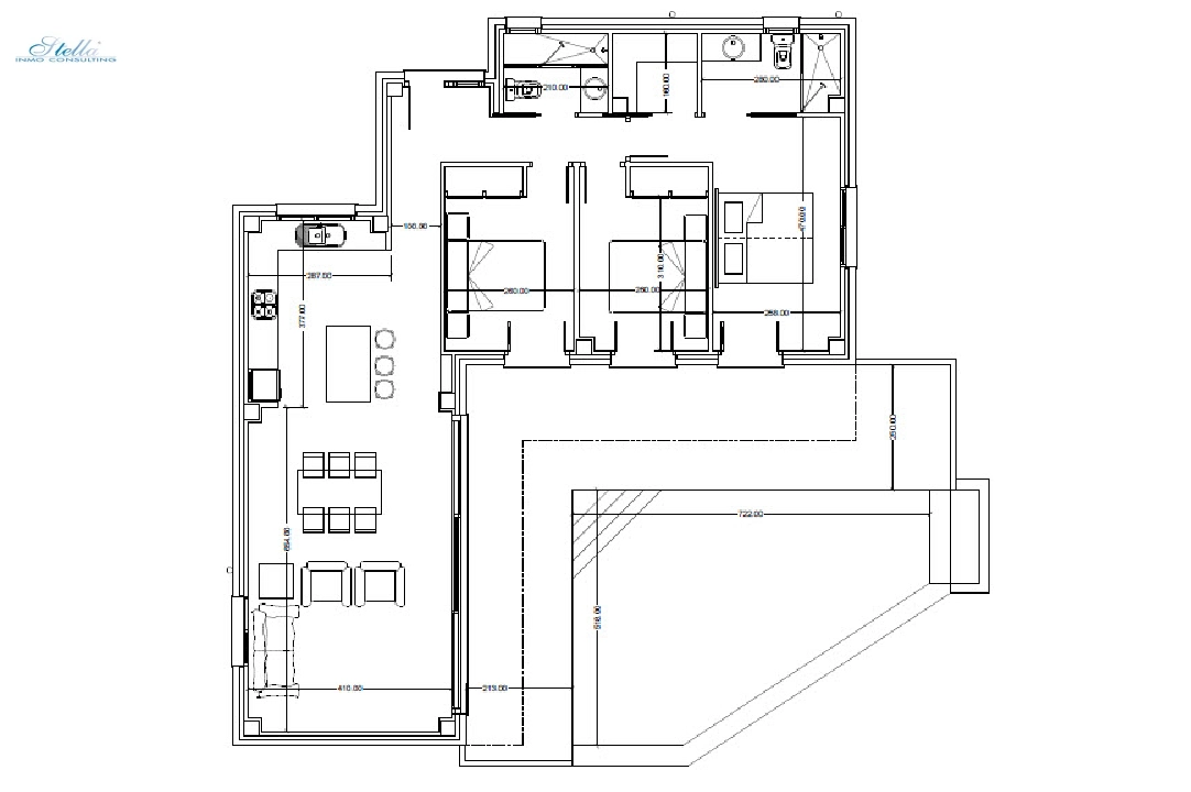 Villa in Denia(Galeretes) zu verkaufen, Wohnfläche 177 m², Klimaanlage, Grundstück 622 m², 3 Schlafzimmer, 3 Badezimmer, ref.: BP-3491DEN-3