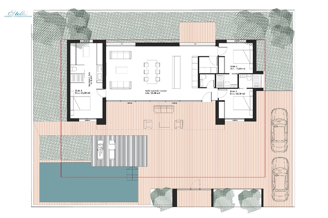 Villa in Ciudad Quesada zu verkaufen, Wohnfläche 150 m², Zustand Erstbezug, Grundstück 530 m², 3 Schlafzimmer, 3 Badezimmer, Pool, ref.: HA-CQN-101-E01-5