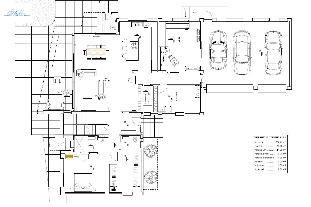 Villa in Calpe zu verkaufen, Wohnfläche 336 m², Klimaanlage, Grundstück 1783 m², 4 Schlafzimmer, 4 Badezimmer, Pool, ref.: CA-H-1538-AMB-7