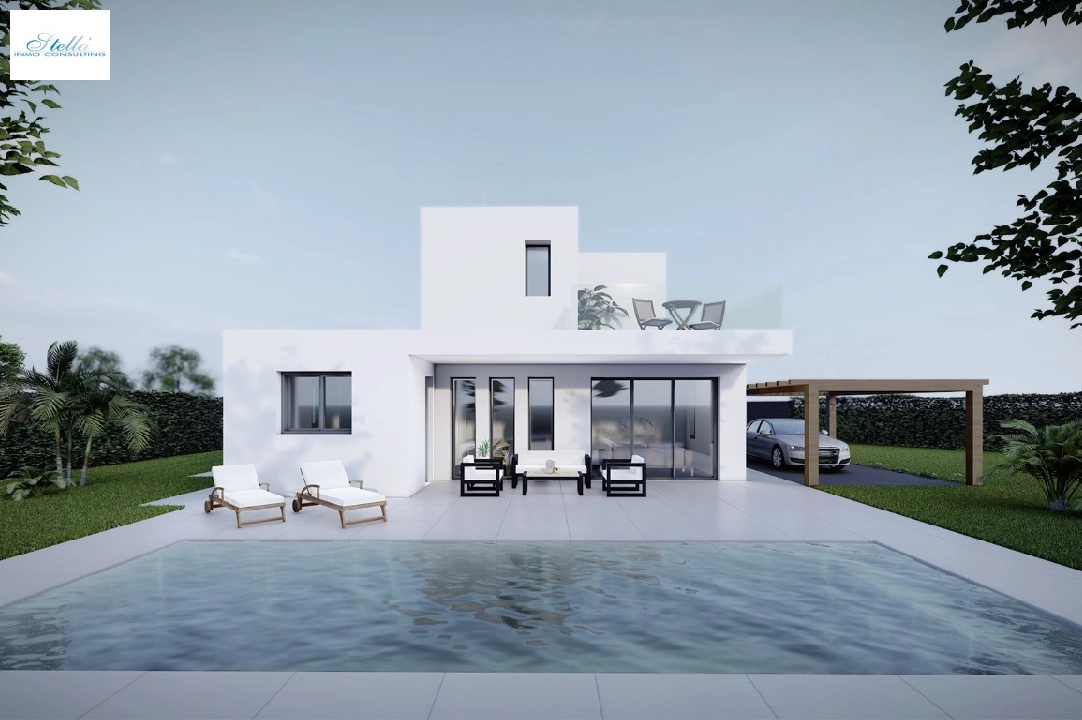 Villa in Calpe(Buenavista) zu verkaufen, Wohnfläche 154 m², Klimaanlage, Grundstück 822 m², 3 Schlafzimmer, 2 Badezimmer, Pool, ref.: BP-6399CAL-1