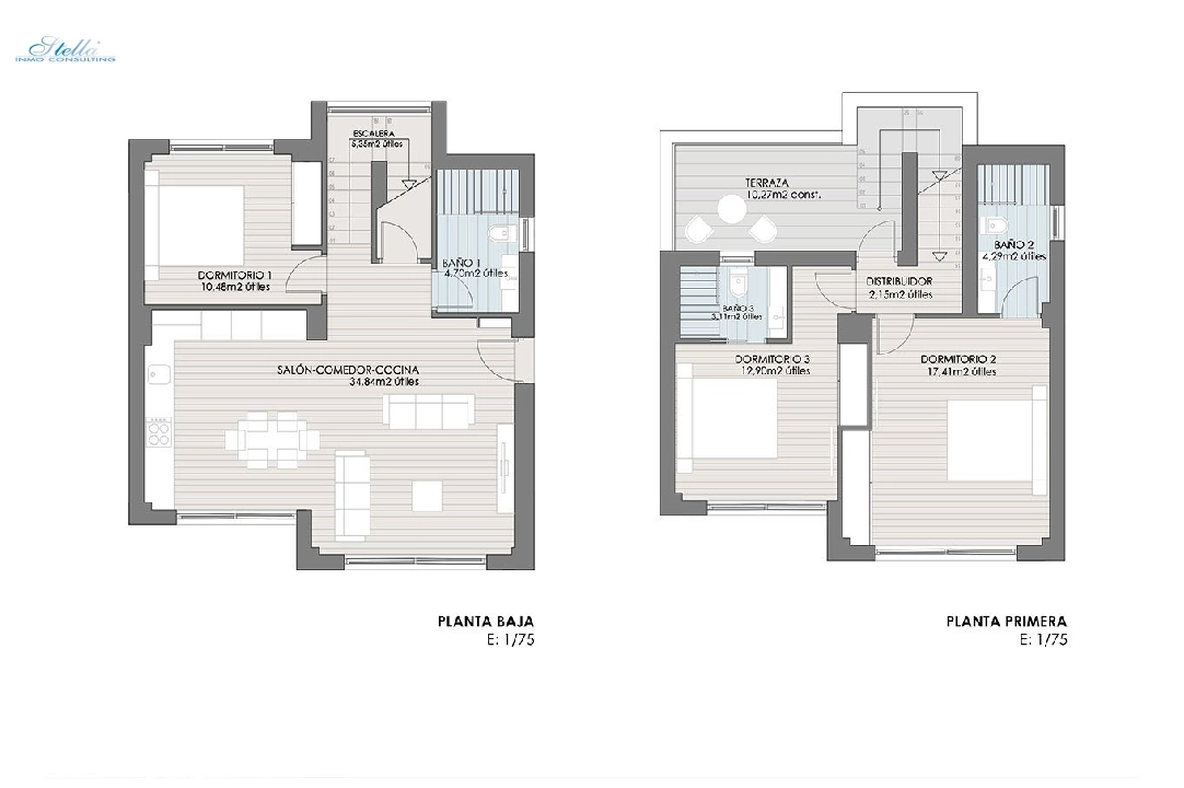 Villa in Muchamiel zu verkaufen, Wohnfläche 169 m², Zustand Erstbezug, Grundstück 388 m², 3 Schlafzimmer, 3 Badezimmer, Pool, ref.: HA-MMN-100-E01-19