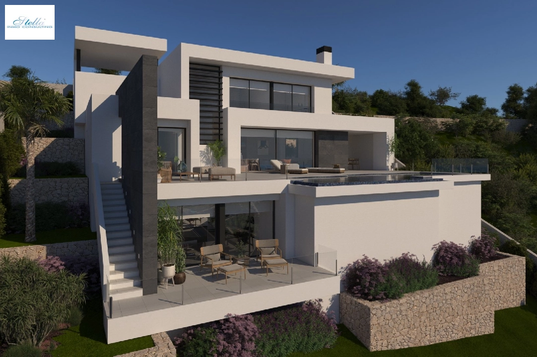 Villa in Cumbre del Sol(Lirios Sunrise) zu verkaufen, Wohnfläche 181 m², Grundstück 824 m², 3 Schlafzimmer, 4 Badezimmer, Pool, ref.: VA-AL030-2