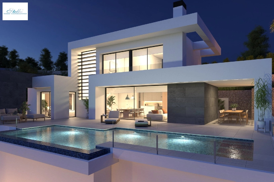 Villa in Cumbre del Sol(Lirios Sunrise) zu verkaufen, Wohnfläche 181 m², Grundstück 824 m², 3 Schlafzimmer, 4 Badezimmer, Pool, ref.: VA-AL030-5