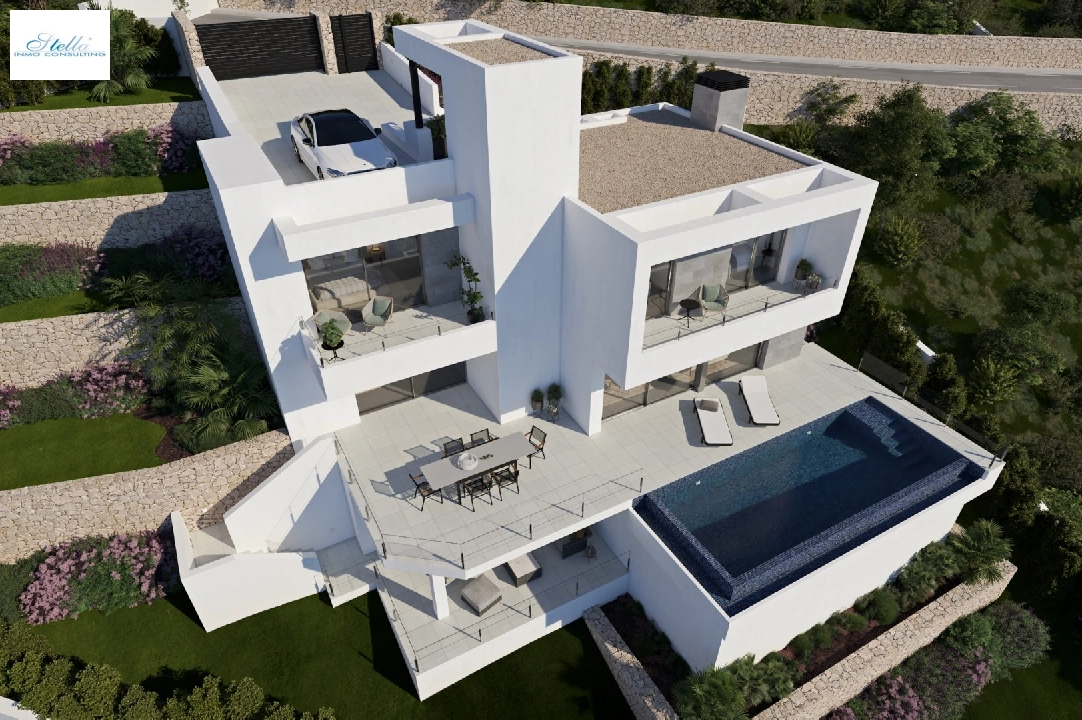 Villa in Cumbre del Sol(Lirios Sunrise) zu verkaufen, Wohnfläche 169 m², Grundstück 805 m², 3 Schlafzimmer, 3 Badezimmer, Pool, ref.: VA-AL031-2