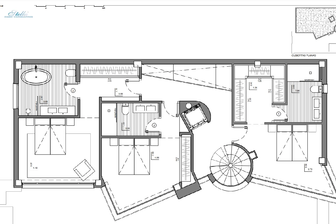 Villa in Altea(Sierra de Altea) zu verkaufen, Wohnfläche 417 m², Klimaanlage, 5 Schlafzimmer, 6 Badezimmer, Pool, ref.: BP-4237ALT-20