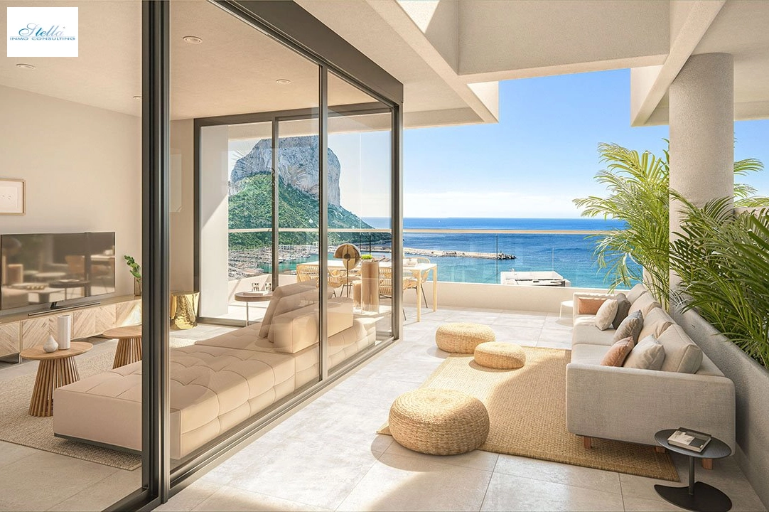 Etagen Apartment in Calpe zu verkaufen, Wohnfläche 65 m², Zustand Erstbezug, Klimaanlage, 1 Schlafzimmer, 1 Badezimmer, Pool, ref.: HA-CAN-130-A01-9