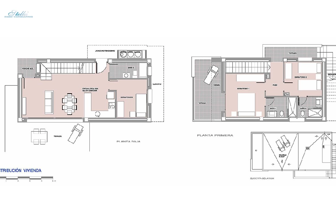 Villa in La Marina zu verkaufen, Wohnfläche 168 m², Zustand Erstbezug, Klimaanlage, Grundstück 216 m², 3 Schlafzimmer, 3 Badezimmer, Pool, ref.: HA-MAN-253-E02-1