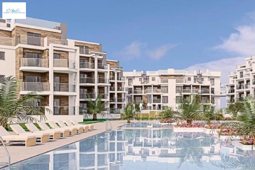 Penthouse Apartment in Denia zu verkaufen, Wohnfläche 98 m², Baujahr 2023, Zustand neuwertig, + KLIMA, Klimaanlage, 3 Schlafzimmer, 2 Badezimmer, Pool, ref.: AS-1723-4