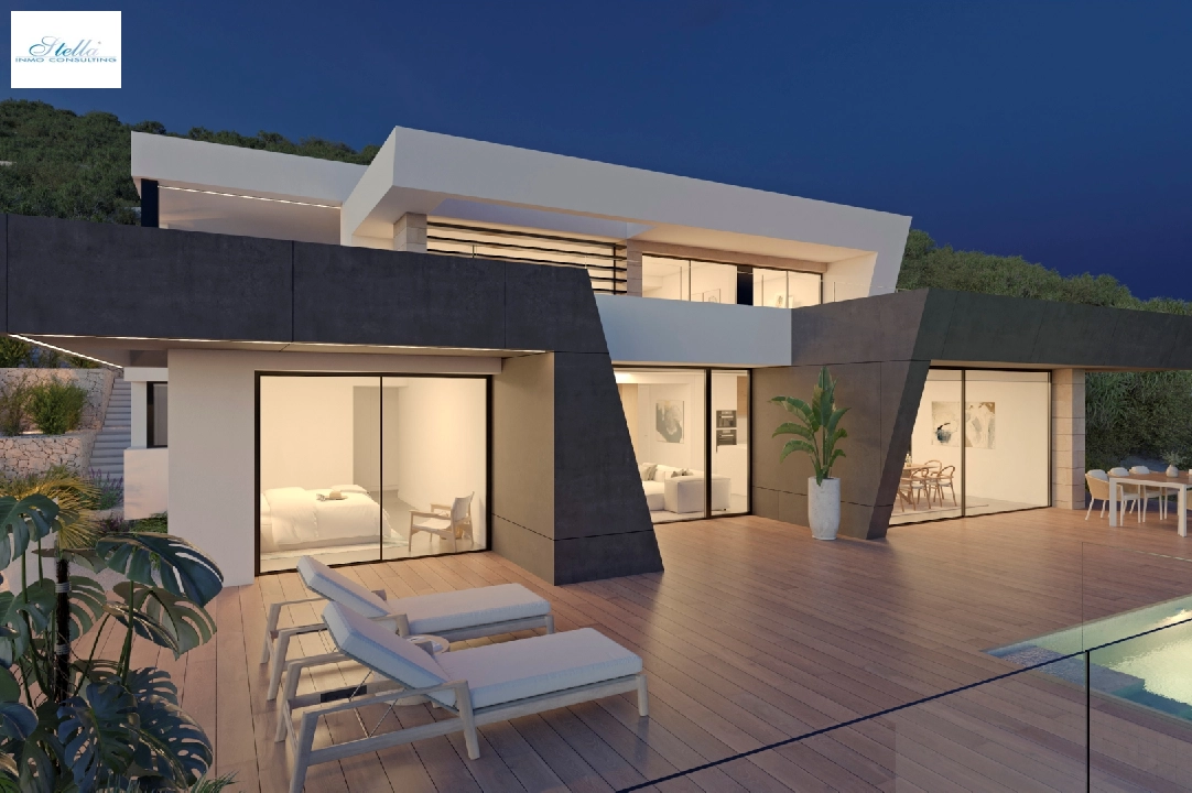 Villa in Cumbre del Sol(Lirios Design) zu verkaufen, Wohnfläche 212 m², Grundstück 861 m², 3 Schlafzimmer, 4 Badezimmer, Pool, ref.: VA-AL097-4