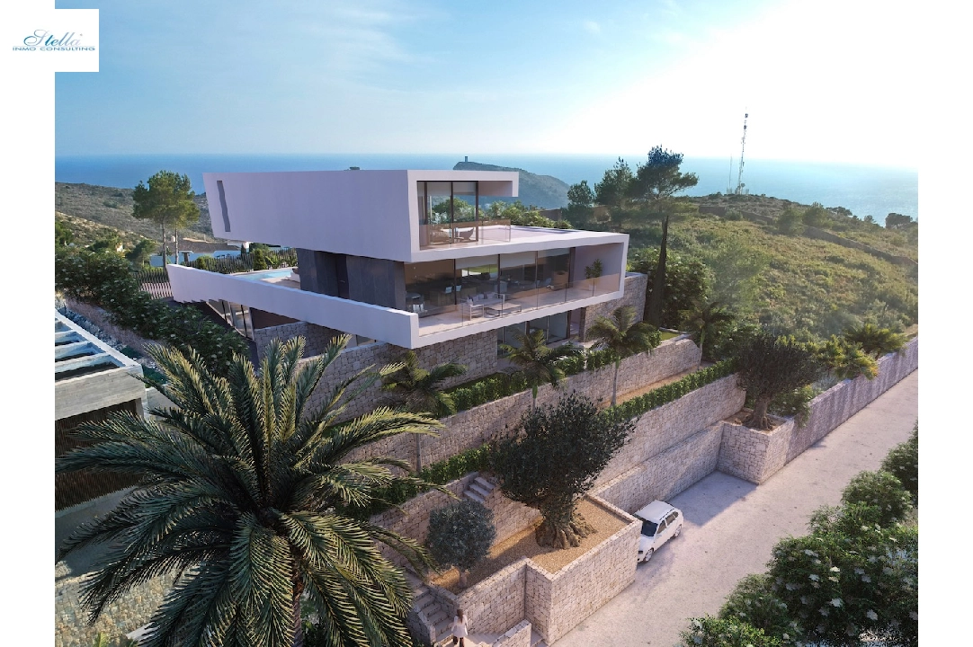 Villa in Moraira zu verkaufen, Wohnfläche 568 m², Klimaanlage, Grundstück 869 m², 4 Schlafzimmer, 4 Badezimmer, Pool, ref.: CA-H-1608-AMB-11