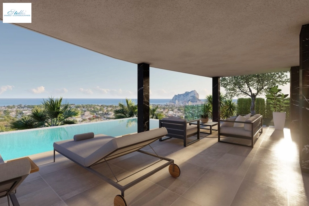 Villa in Calpe zu verkaufen, Wohnfläche 292 m², Klimaanlage, Grundstück 823 m², 4 Schlafzimmer, 4 Badezimmer, Pool, ref.: CA-H-1644-AMB-2