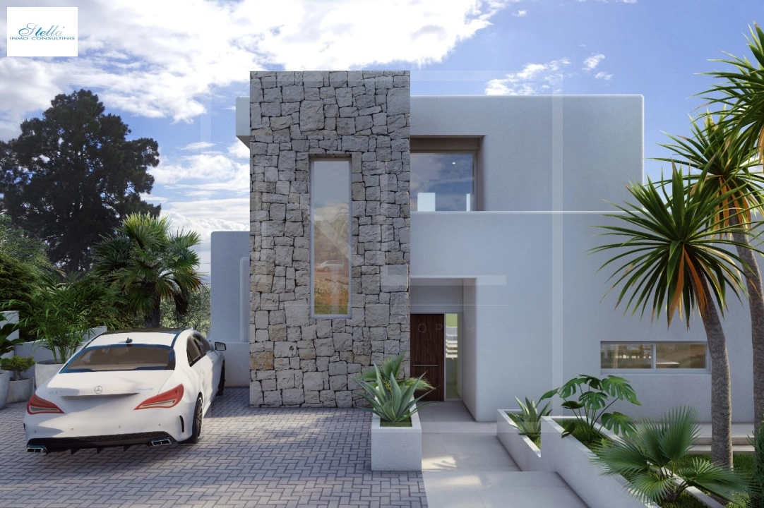 Villa in Benissa costa(Baladrar) zu verkaufen, Wohnfläche 138 m², Baujahr 2023, + Fussbodenheizung, Klimaanlage, Grundstück 625 m², 3 Schlafzimmer, 3 Badezimmer, Pool, ref.: NL-NLD1444-5