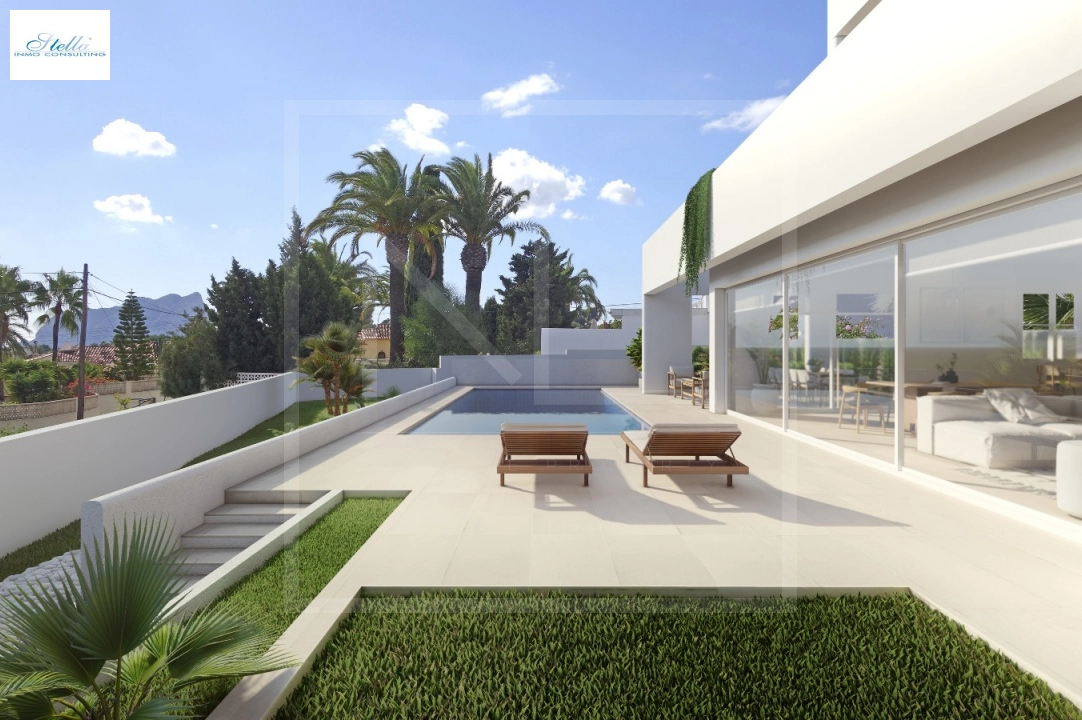 Villa in Benissa costa(Baladrar) zu verkaufen, Wohnfläche 138 m², Baujahr 2023, + Fussbodenheizung, Klimaanlage, Grundstück 625 m², 3 Schlafzimmer, 3 Badezimmer, Pool, ref.: NL-NLD1444-6