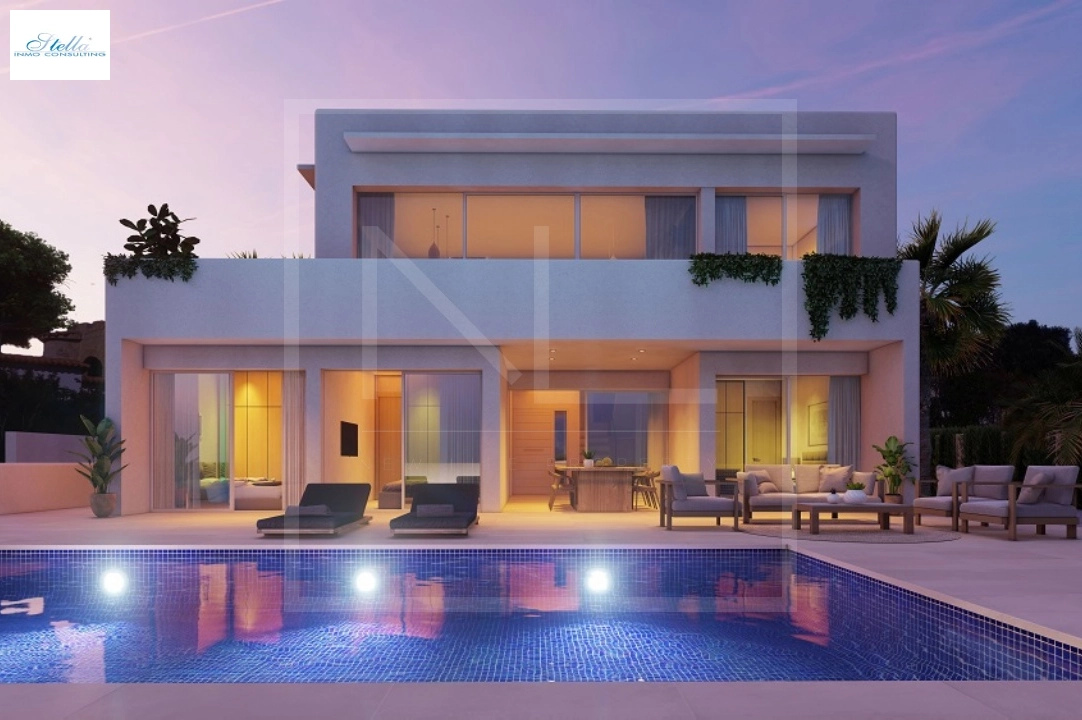 Villa in Benissa costa(Baladrar) zu verkaufen, Wohnfläche 142 m², Baujahr 2023, + Fussbodenheizung, Klimaanlage, Grundstück 729 m², 4 Schlafzimmer, 3 Badezimmer, Pool, ref.: NL-NLD1445-1