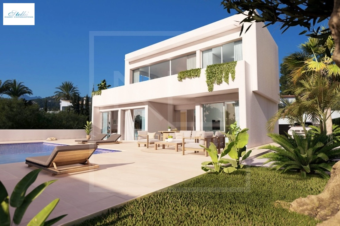 Villa in Benissa costa(Baladrar) zu verkaufen, Wohnfläche 142 m², Baujahr 2023, + Fussbodenheizung, Klimaanlage, Grundstück 729 m², 4 Schlafzimmer, 3 Badezimmer, Pool, ref.: NL-NLD1445-6