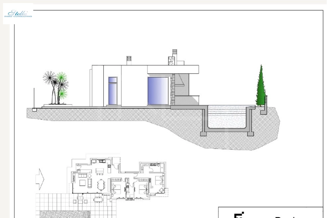 Villa in Calpe zu verkaufen, Wohnfläche 282 m², + Fussbodenheizung, Klimaanlage, Grundstück 800 m², 3 Schlafzimmer, 2 Badezimmer, Pool, ref.: NL-NLD1452-9