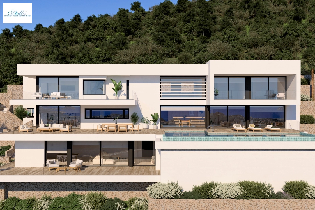 Villa in Benitachell(La Cumbre del Sol) zu verkaufen, Wohnfläche 1401 m², Grundstück 2122 m², 5 Schlafzimmer, 9 Badezimmer, Pool, ref.: CA-H-1652-AMB-7