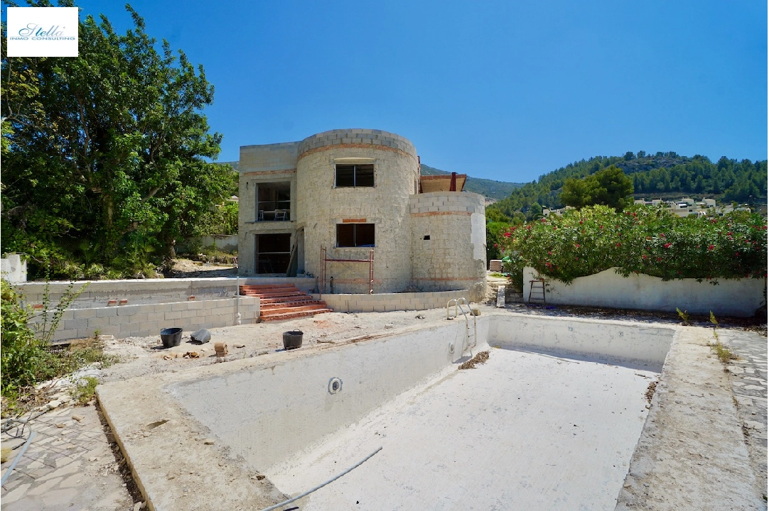 Villa in Benitachell(Moraira Alcasar) zu verkaufen, Wohnfläche 260 m², Klimaanlage, Grundstück 1280 m², 4 Schlafzimmer, 3 Badezimmer, Pool, ref.: CA-H-1675-AMB-2