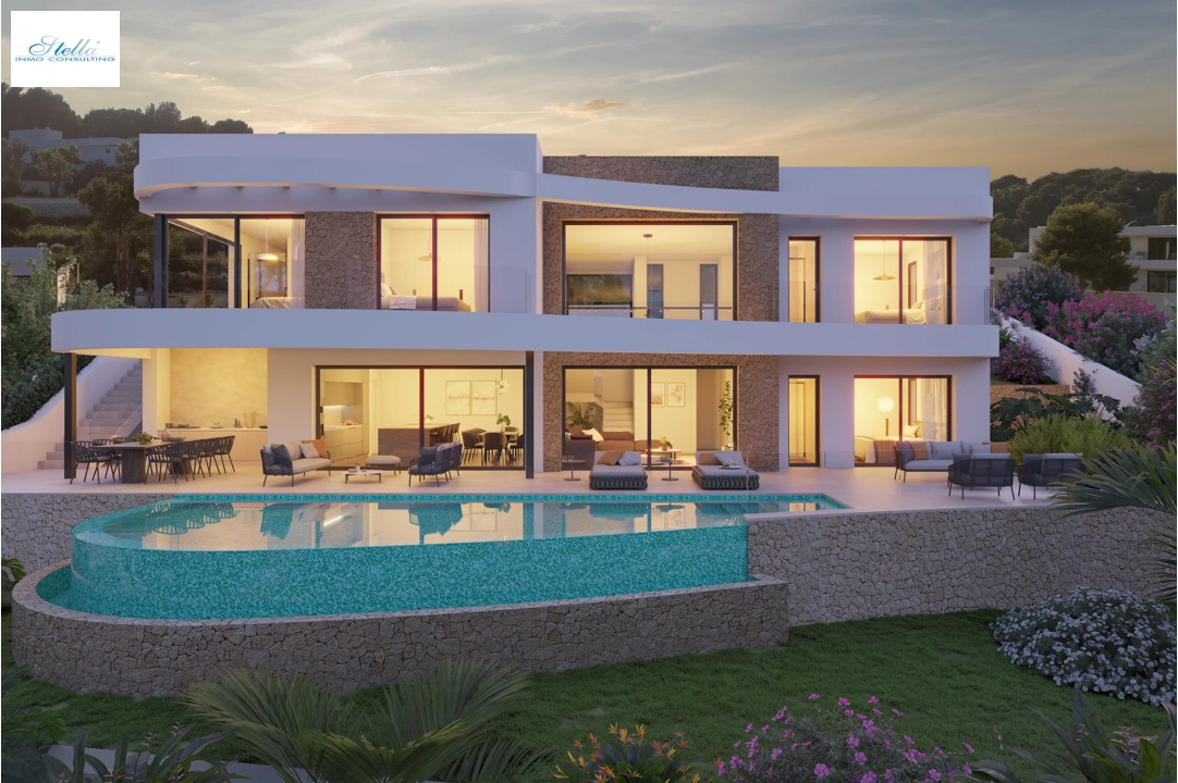 Villa in Moraira(El Tesoro) zu verkaufen, Wohnfläche 252 m², Klimaanlage, Grundstück 801 m², 4 Schlafzimmer, 5 Badezimmer, Pool, ref.: BP-8114MOR-4